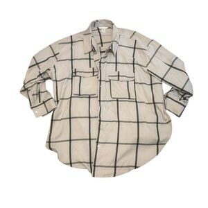 H&M Plaid Long Sleeve (Oversized)